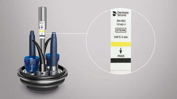 DAC Universal Flex Lid shown with chemical indicator